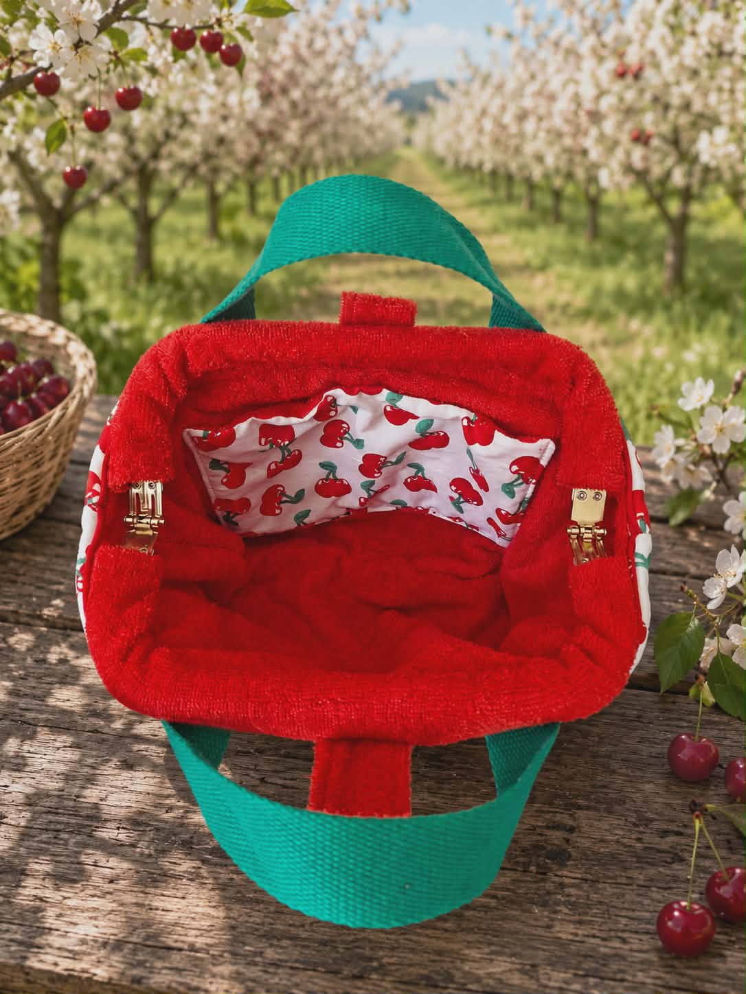 Sac à projet Clap « Le Temps des Cerises » 🍒✨