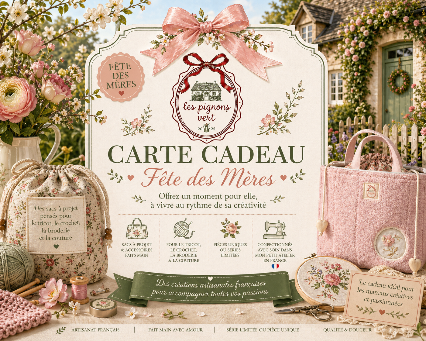 Carte cadeaux fête des mères