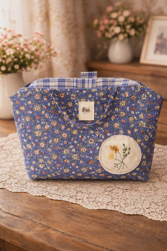 Sac à projet “Cottage Fleuri”