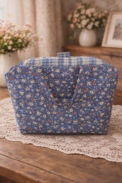 Sac à projet “Cottage Fleuri”