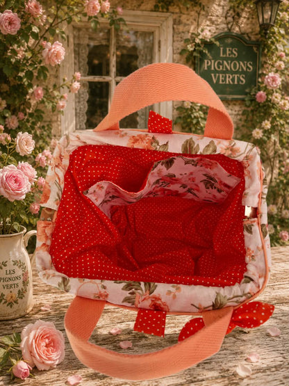 Sac à projet L « Roses du Cottage »