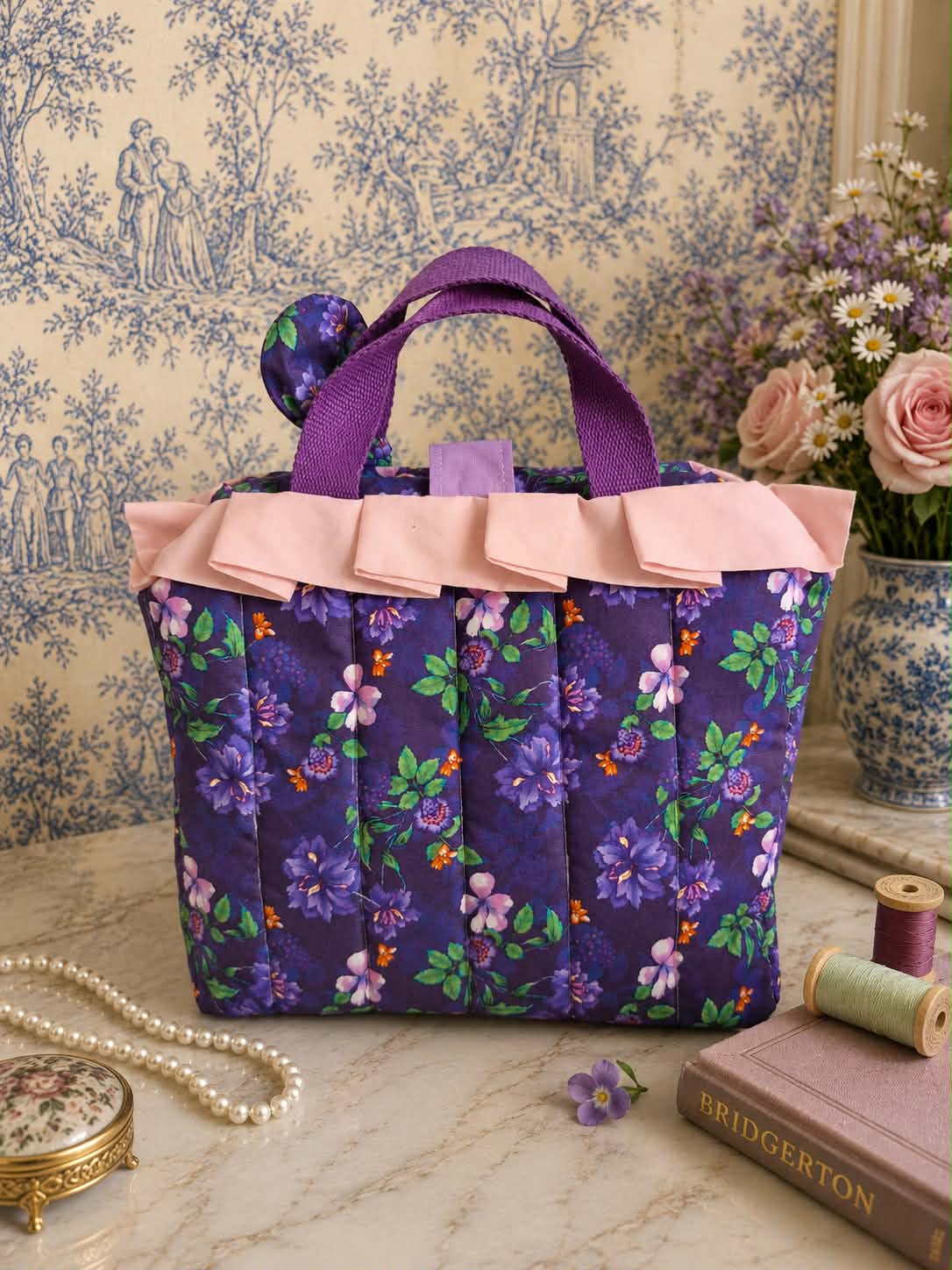 Sac à projet « Lady Violet » – Collection Bridgerton