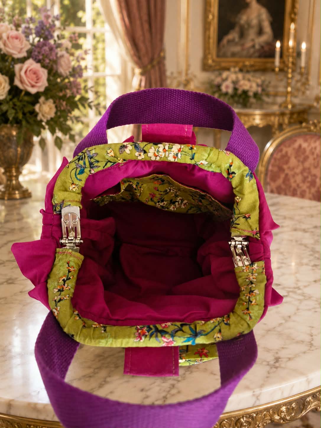 Sac à projet « Les Promenades de Lady Eloise » – Collection Bridgerton