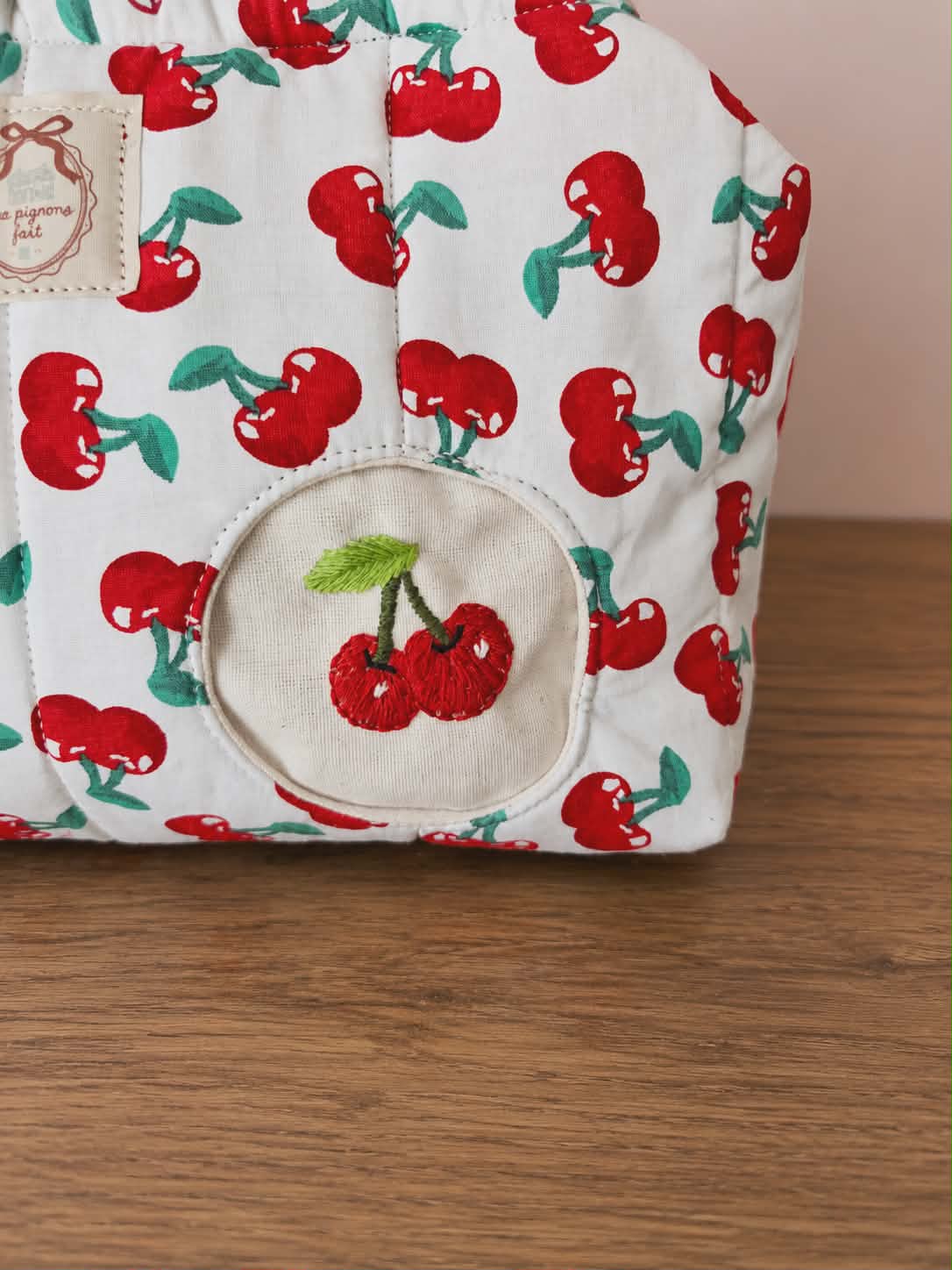 Sac à projet Clap « Le Temps des Cerises » 🍒✨