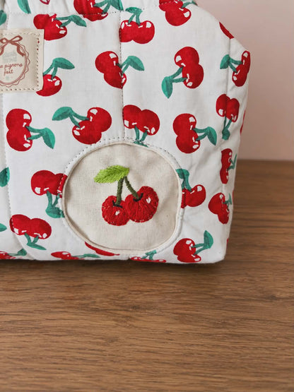 Sac à projet Clap « Le Temps des Cerises » 🍒✨