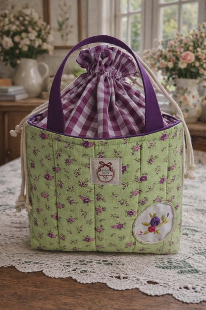 Sac panier "Printemps de Gilbert"