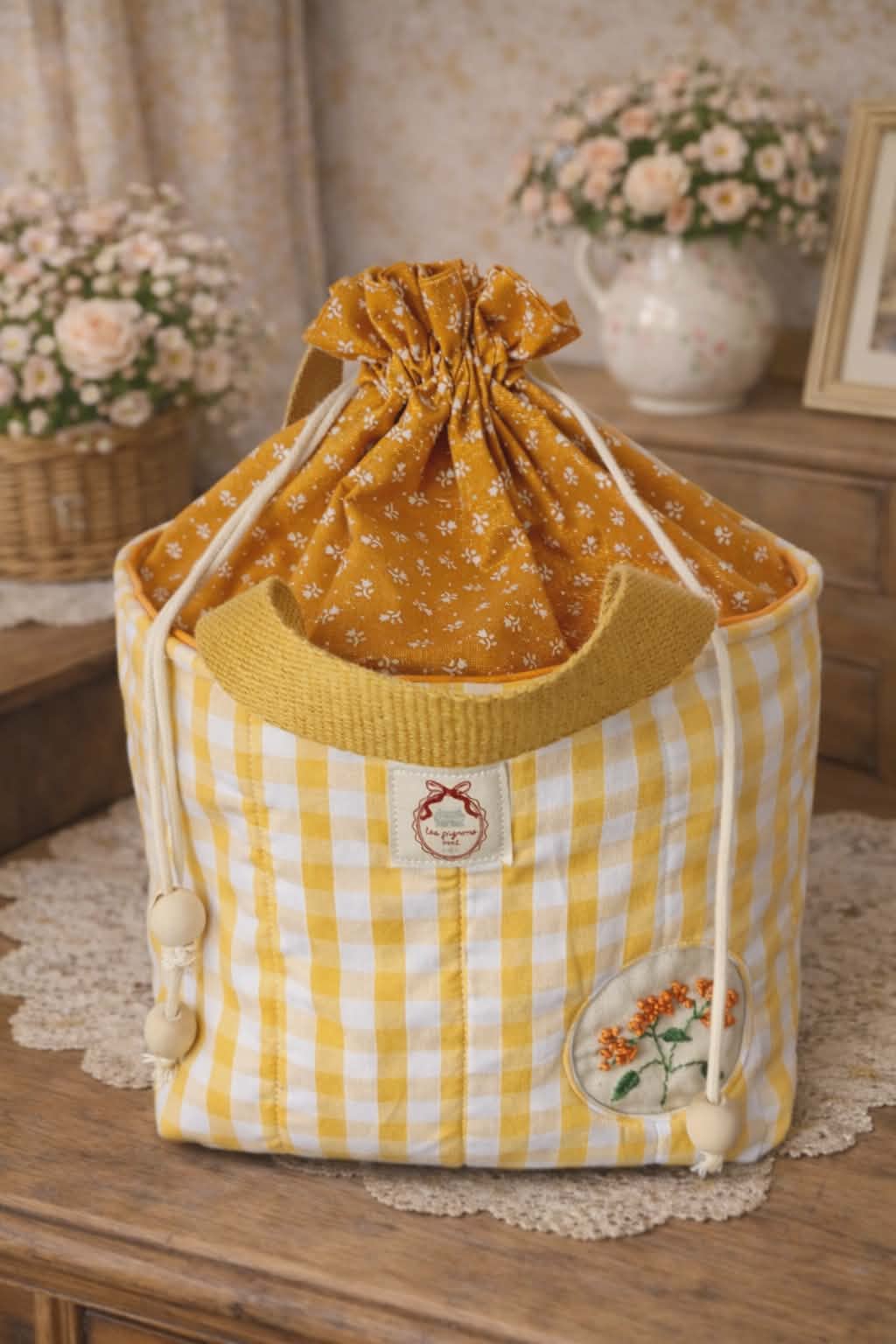 Sac panier "Matin doré