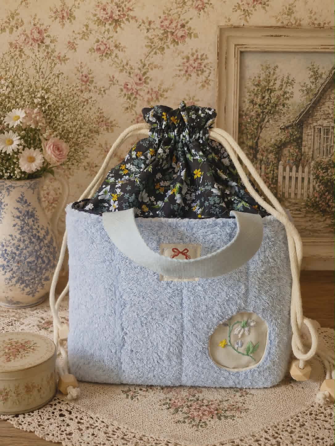 Sac panier Bleuet d’Emma