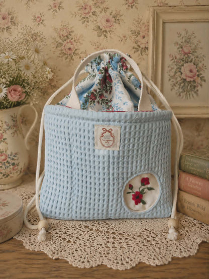 Sac panier Le Jardin Bleu