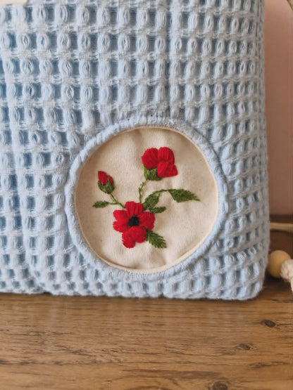 Sac panier Le Jardin Bleu