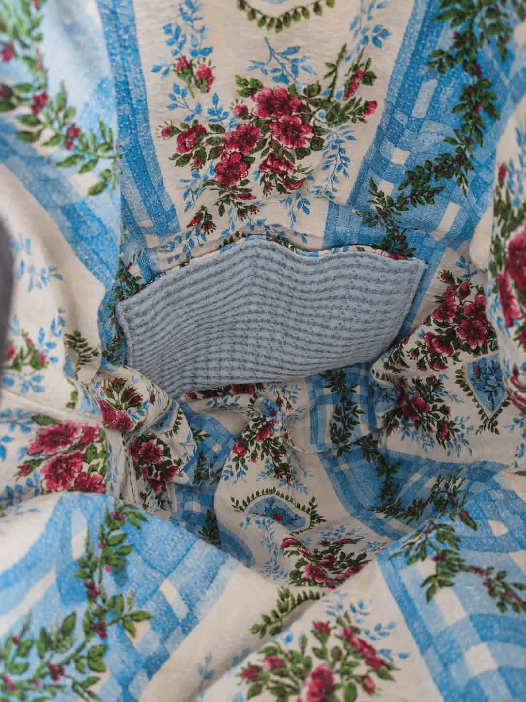 Sac panier Le Jardin Bleu