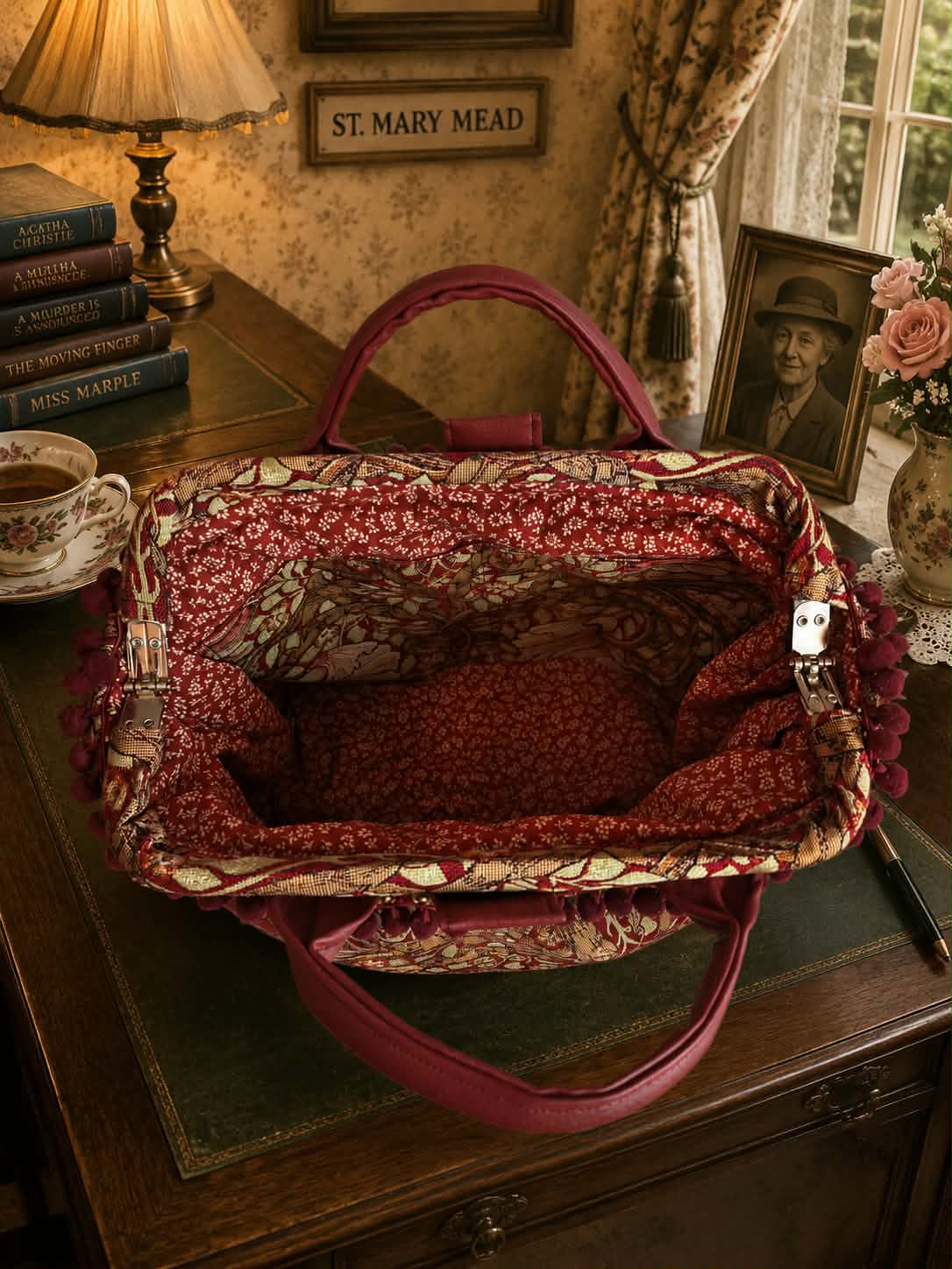 Sac à projet « Le Jardin Secret de St. Mary Mead » – Collection Miss Marple