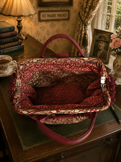 Sac à projet « Le Jardin Secret de St. Mary Mead » – Collection Miss Marple
