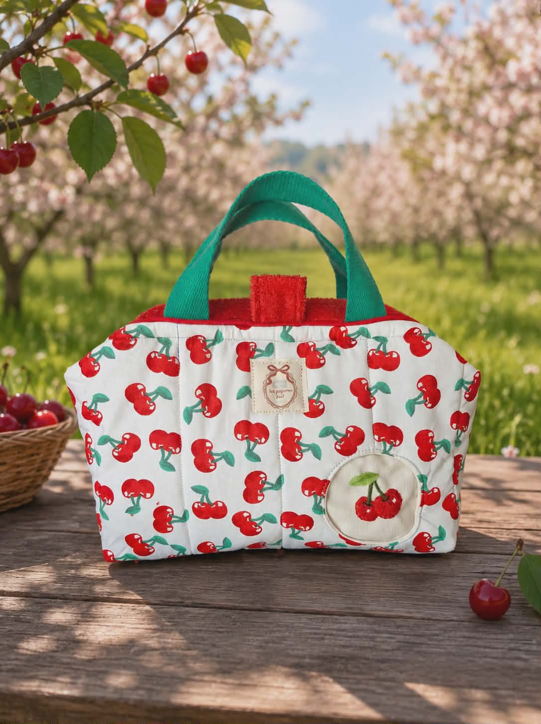 Sac à projet Clap « Le Temps des Cerises » 🍒✨